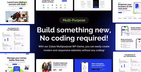Zubaz SaaS & Startup WordPress Theme