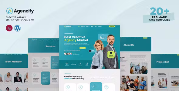 Agencify Creative Agency Elementor Pro Template Kit