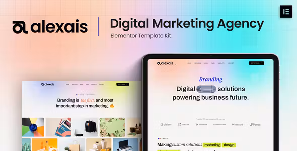 Alexais Digital Marketing Agency Elementor Template Kit