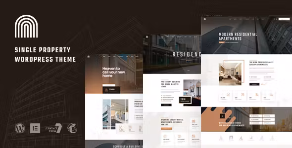 Alipes Single Property WordPress Theme
