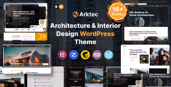 Arktec Architecture & Interior WordPress Theme
