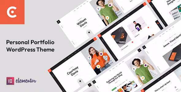 Courtney Personal Portfolio WordPress Theme