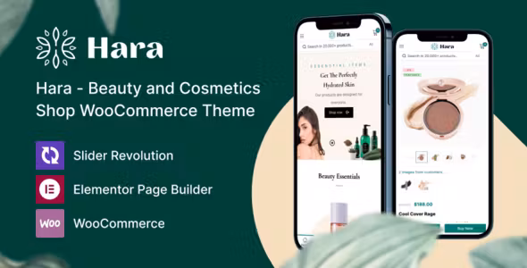 Hara Beauty and Cosmetics Shop Woo Theme