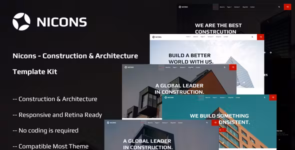 Nicons Construction & Architecture Template Kit