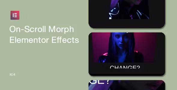 On Scroll Morph Effects for Elementor