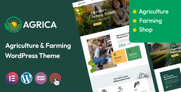 Agrica Agriculture WordPress Theme