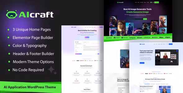 AIcraft AI Application & Generator WordPress