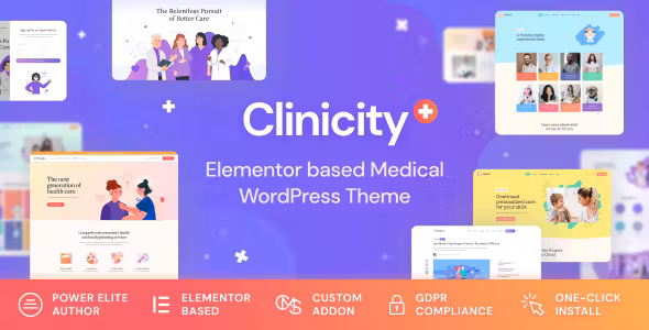 Clinicity Health & Medical Elementor Theme