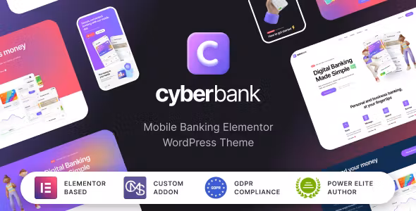 Cyberbank Business and Finance WordPress Theme