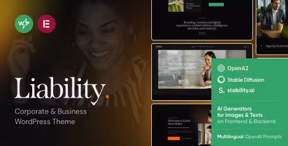 Liability | Insurance & Finance WordPress Theme