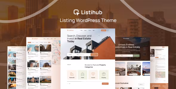 Listihub Directory Listing WordPress Theme
