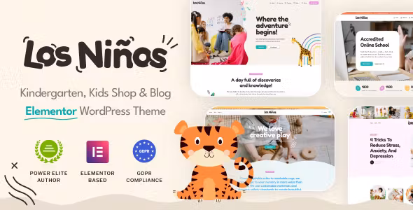 Los Ninos Children Education WordPress Theme