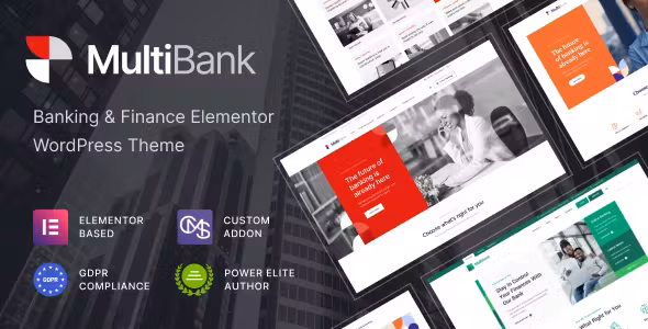 Multibank Business and Finance WordPress Theme
