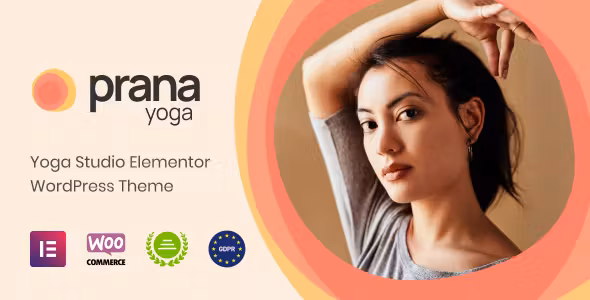 Prana Yoga Fitness Theme for Elementor