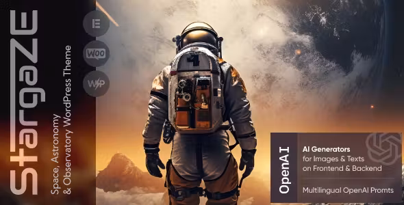 Stargaze Space, Astronomy and Observatory WordPress Theme