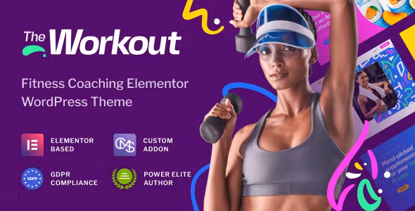 The Workout Trainer Fitness WordPress Theme