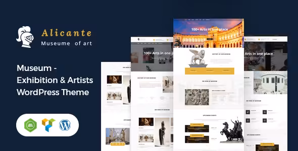 Alicante Museum & Exhibition WordPress Theme