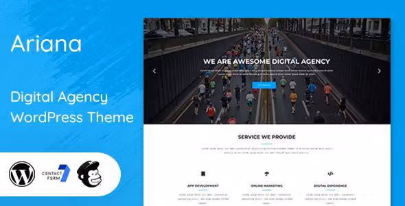 Ariana Digital Agency WordPress Theme