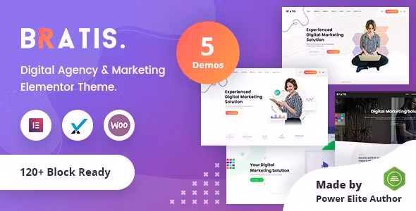 Bratis Digital Marketing WordPress Theme