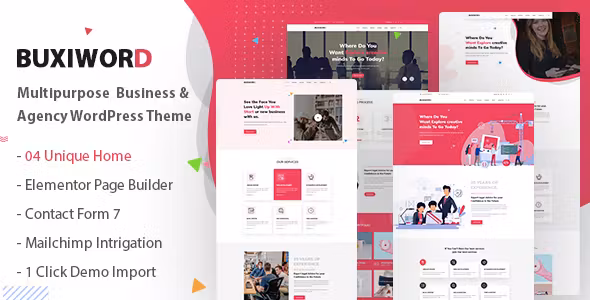 Buxiword Digital Agency WordPress Theme