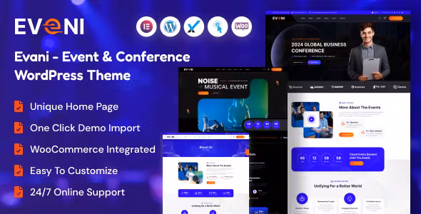 Eveni Event & Conference WordPress Theme