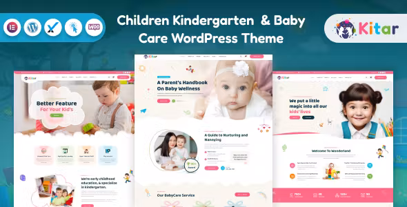 Kitar – Children Kindergarten & Baby Care WordPress Theme
