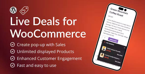 Live Deals for WooCommerce