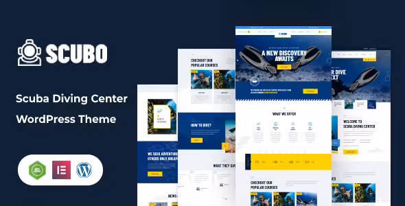 Scubo Scuba Diving Centre WordPress Theme