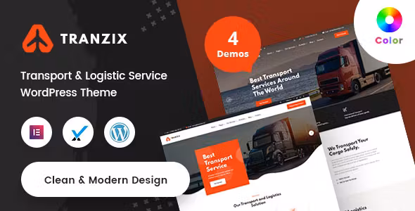 Tranzix Logistics & Transport WordPress Theme