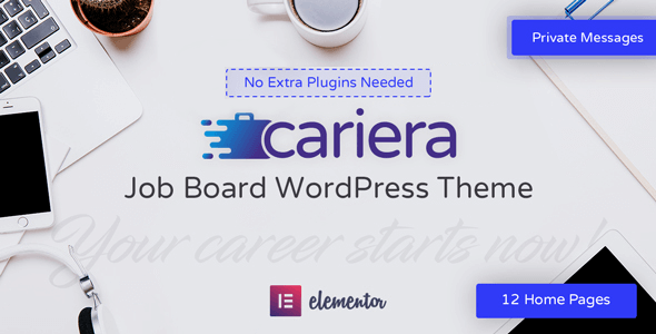 Cariera Job Board WordPress Theme