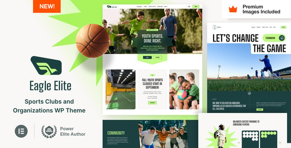 EagleElite Sports Club WordPress Theme