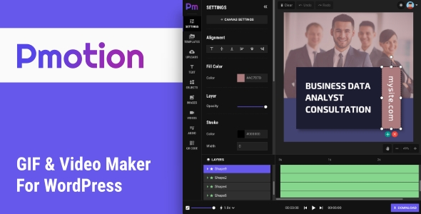 Pmotion Animated GIF & Video Maker