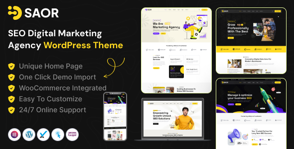 Saor SEO Digital Marketing Agency Theme