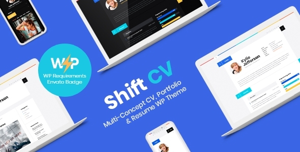 ShiftCV Blog Resume Portfolio WordPress
