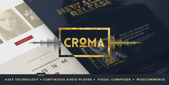 Croma Music WordPress Theme