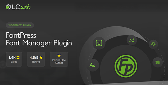 FontPress WordPress Font Manager