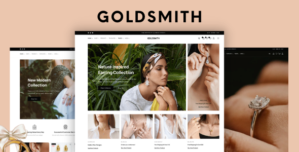 GoldSmith Jewelry Store Woo Elementor Theme
