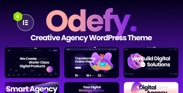 Odefy Creative Multipurpose WordPress Theme