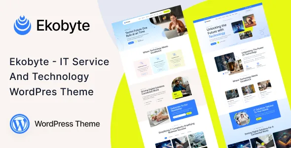 Ekobyte IT Service & Technology WordPress Theme