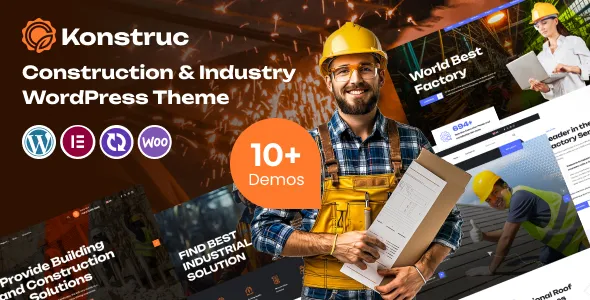Konstruc Construction & Industry WordPress Theme