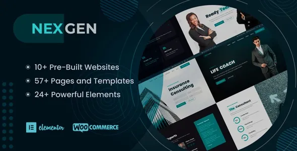Nexgen Consulting Elementor WordPress Theme