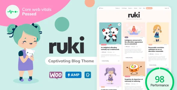 Ruki A Captivating Personal Blog Theme