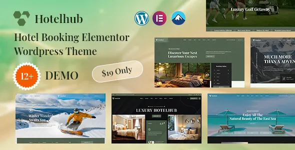 Hotelhub Luxury & Resort Booking WordPress Theme