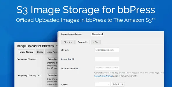 S3 Image Storage for bbPress
