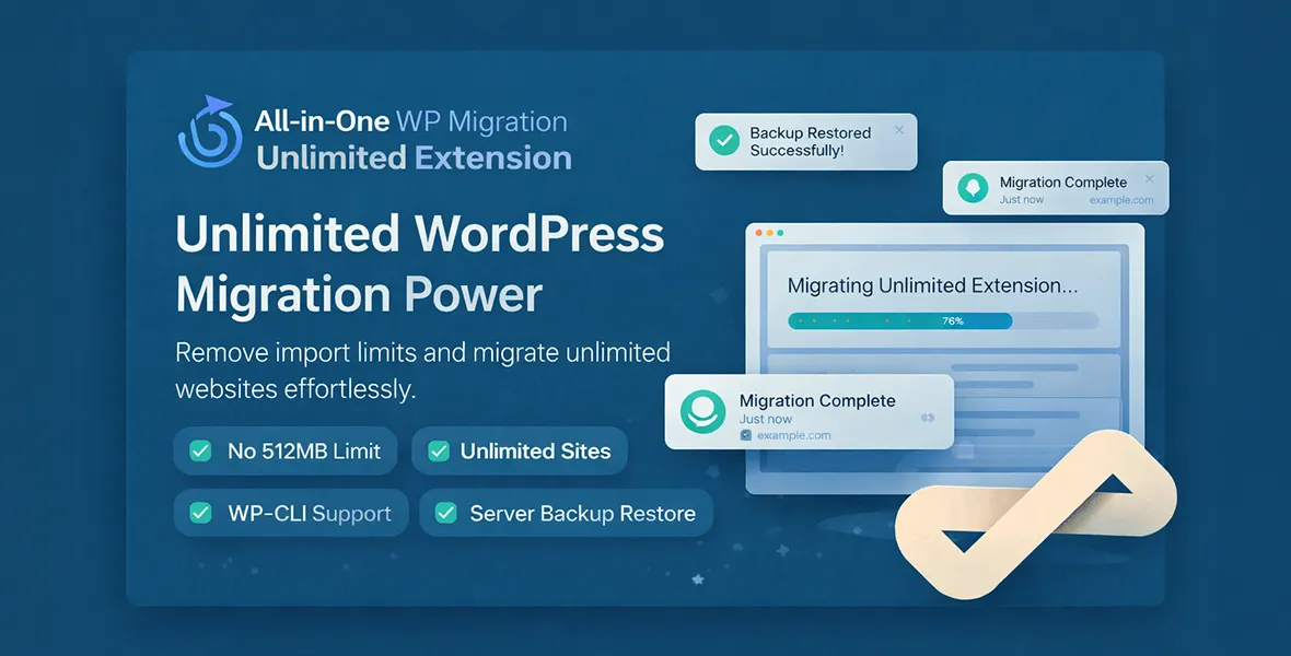 All in One WP Migration Unlimited Extension