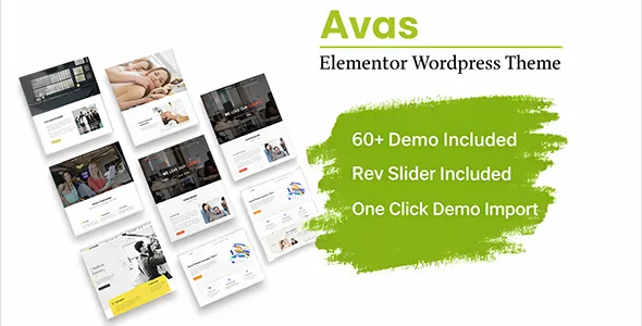 Avas – Multi-Purpose Elementor Theme