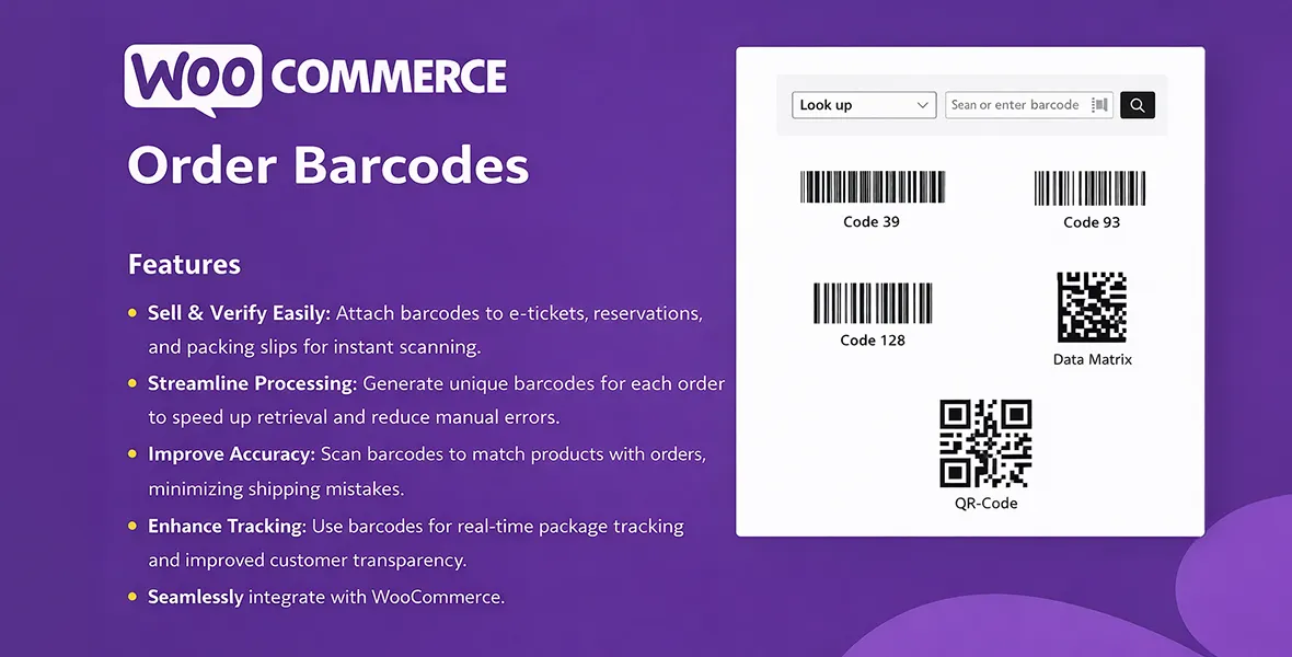 Order Barcodes for WooCommerce