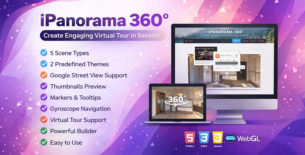 iPanorama 360° PRO Virtual Tour Builder