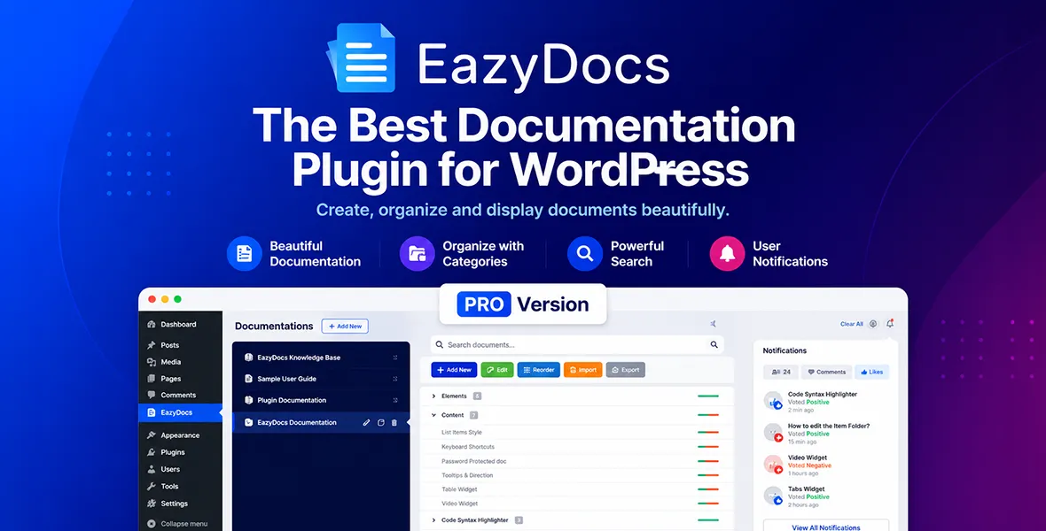 EazyDocs Pro (Pro Max)