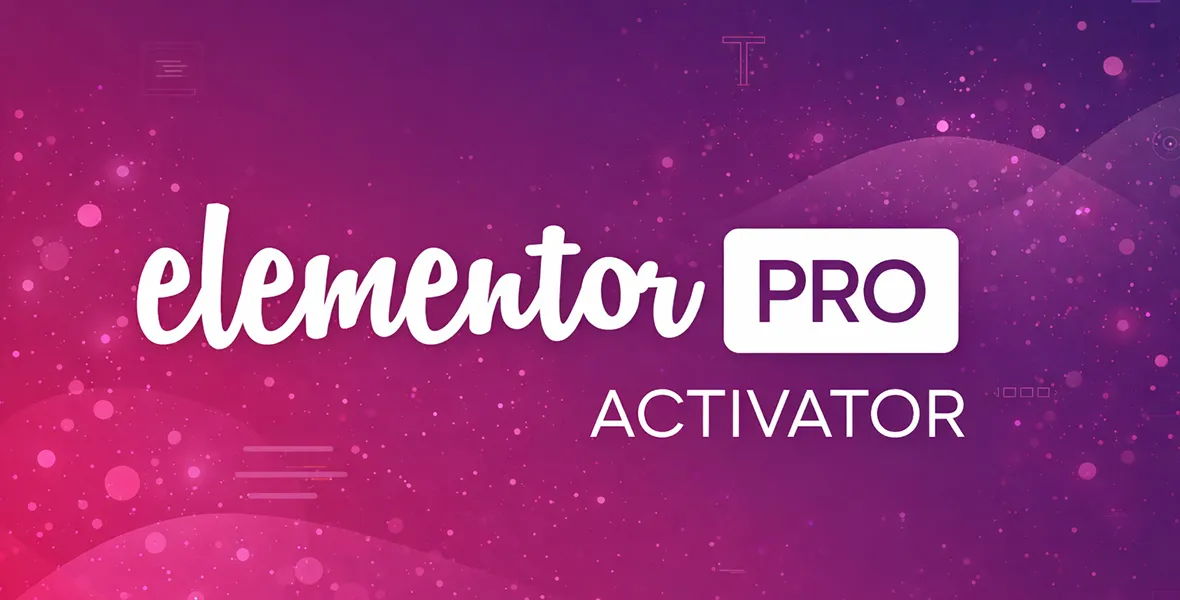 Elementor Pro Activator